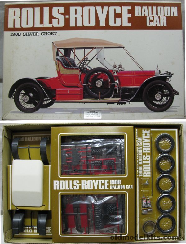 Bandai 1/16 1908 Rolls-Royce Silver Ghost Balloon Car, 38046 plastic model kit